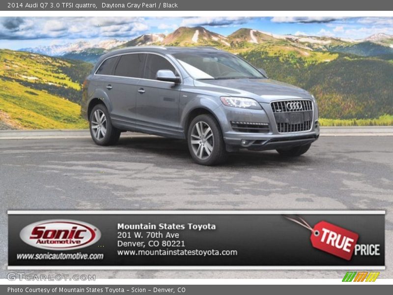 Daytona Gray Pearl / Black 2014 Audi Q7 3.0 TFSI quattro