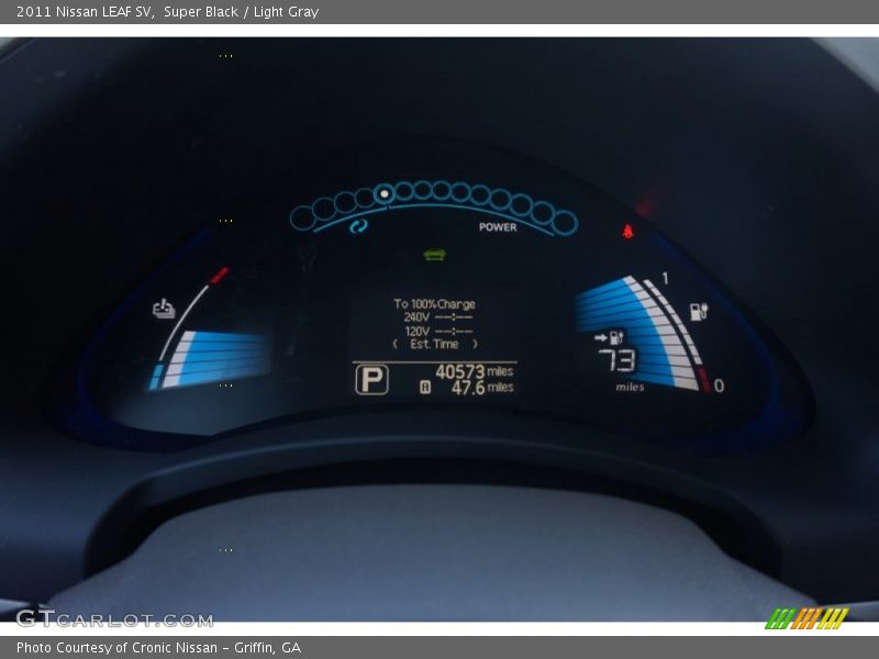 Super Black / Light Gray 2011 Nissan LEAF SV