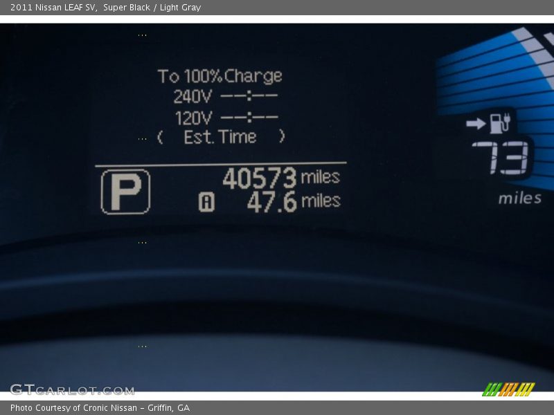 Super Black / Light Gray 2011 Nissan LEAF SV