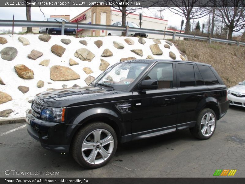 Santorini Black Metallic / Tan 2012 Land Rover Range Rover Sport HSE LUX