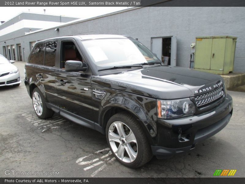 Santorini Black Metallic / Tan 2012 Land Rover Range Rover Sport HSE LUX