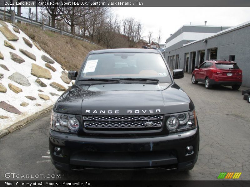 Santorini Black Metallic / Tan 2012 Land Rover Range Rover Sport HSE LUX