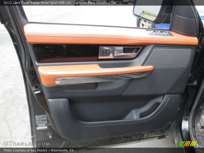 Santorini Black Metallic / Tan 2012 Land Rover Range Rover Sport HSE LUX
