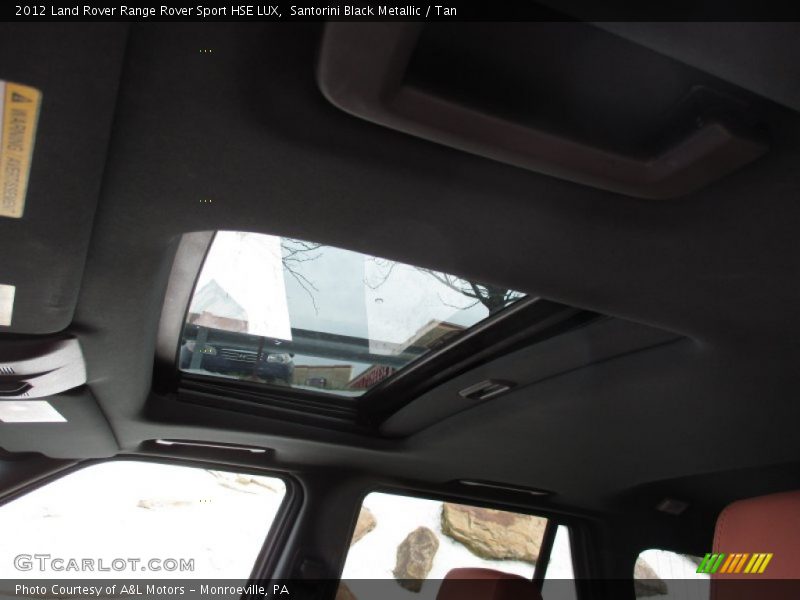 Santorini Black Metallic / Tan 2012 Land Rover Range Rover Sport HSE LUX