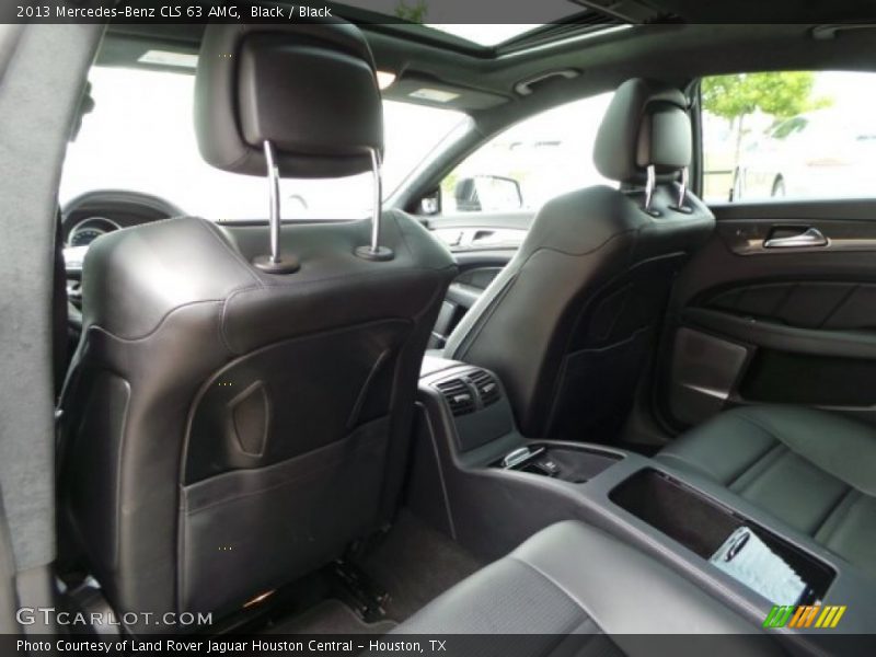 Rear Seat of 2013 CLS 63 AMG