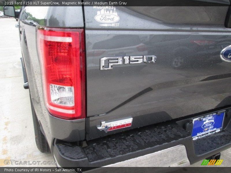 Magnetic Metallic / Medium Earth Gray 2015 Ford F150 XLT SuperCrew