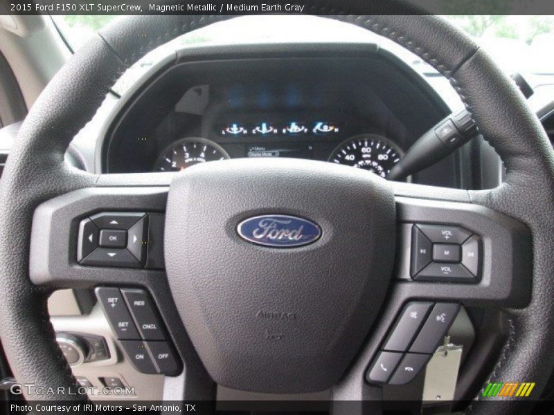 Magnetic Metallic / Medium Earth Gray 2015 Ford F150 XLT SuperCrew