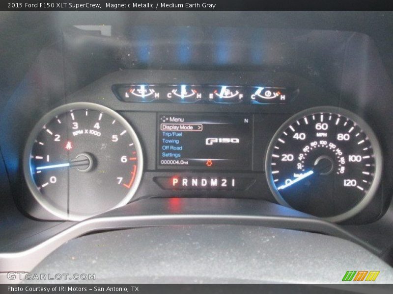 Magnetic Metallic / Medium Earth Gray 2015 Ford F150 XLT SuperCrew