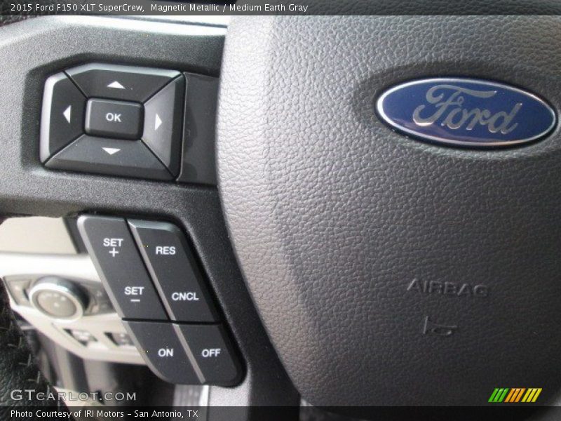 Magnetic Metallic / Medium Earth Gray 2015 Ford F150 XLT SuperCrew