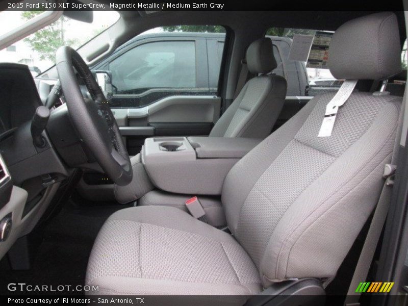 Magnetic Metallic / Medium Earth Gray 2015 Ford F150 XLT SuperCrew