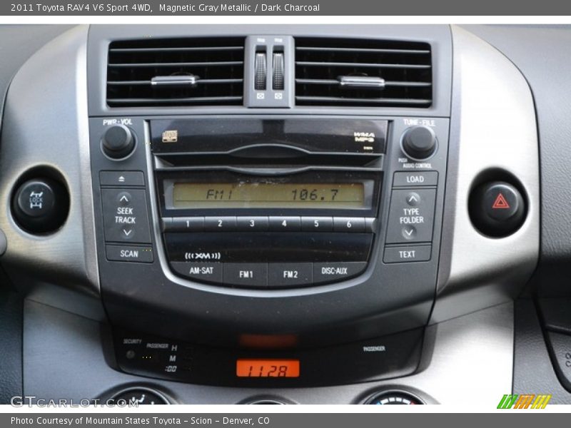 Magnetic Gray Metallic / Dark Charcoal 2011 Toyota RAV4 V6 Sport 4WD