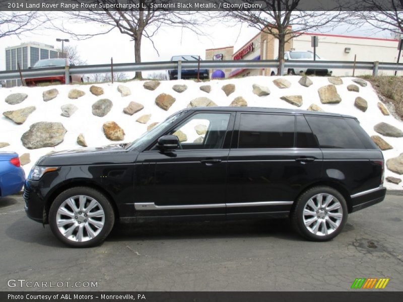  2014 Range Rover Supercharged L Santorini Black Metallic