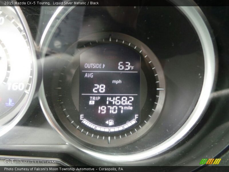 Liquid Silver Metallic / Black 2015 Mazda CX-5 Touring