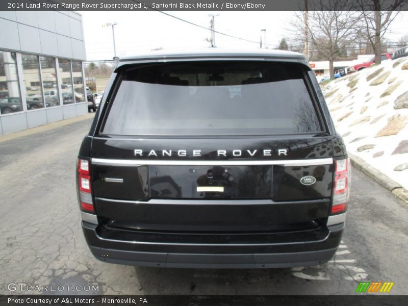 Santorini Black Metallic / Ebony/Ebony 2014 Land Rover Range Rover Supercharged L