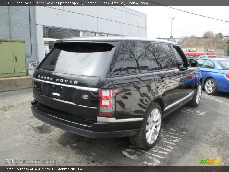 Santorini Black Metallic / Ebony/Ebony 2014 Land Rover Range Rover Supercharged L