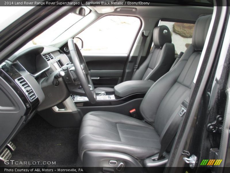 Santorini Black Metallic / Ebony/Ebony 2014 Land Rover Range Rover Supercharged L