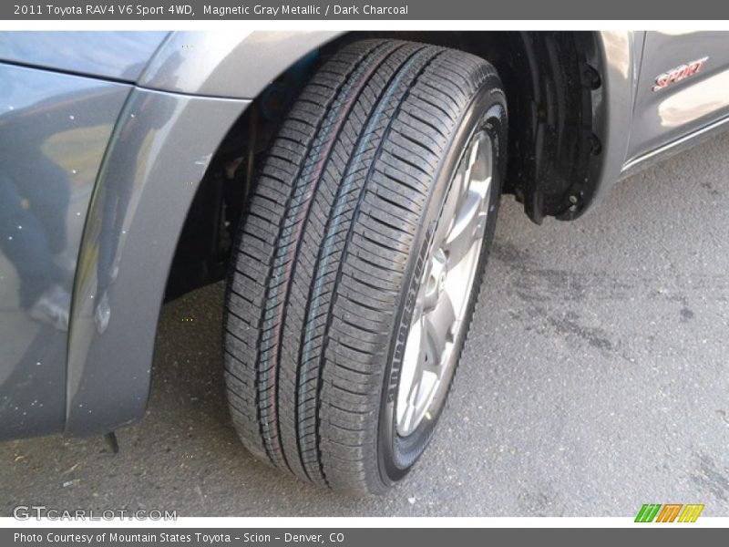 Magnetic Gray Metallic / Dark Charcoal 2011 Toyota RAV4 V6 Sport 4WD