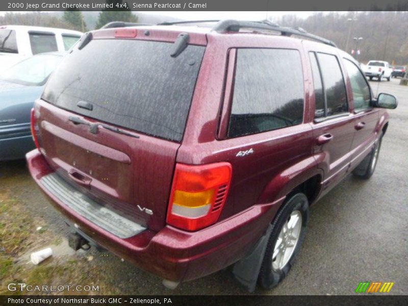 Sienna Pearlcoat / Camel 2000 Jeep Grand Cherokee Limited 4x4