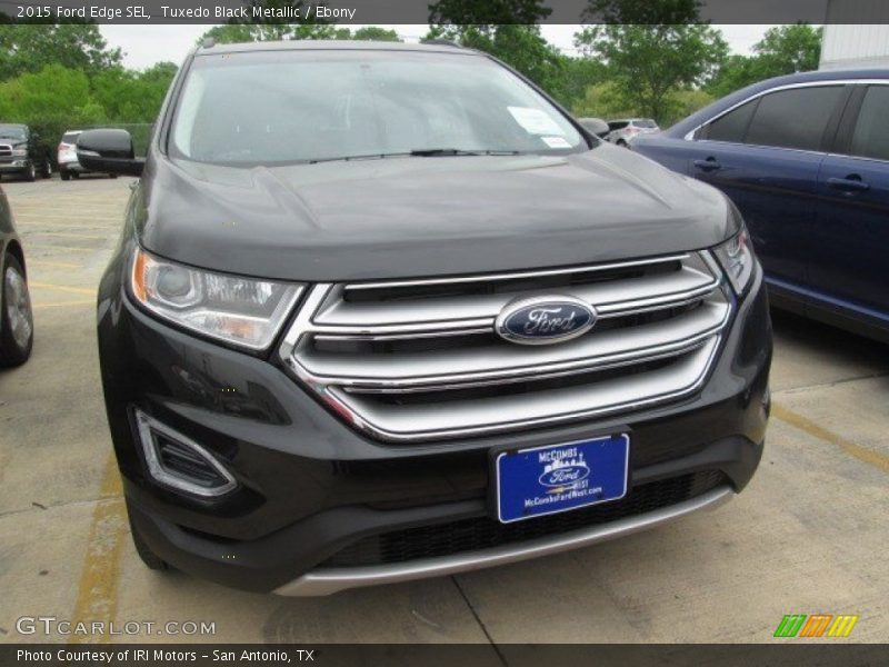 Tuxedo Black Metallic / Ebony 2015 Ford Edge SEL