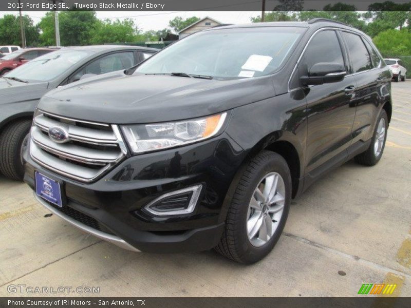 Tuxedo Black Metallic / Ebony 2015 Ford Edge SEL