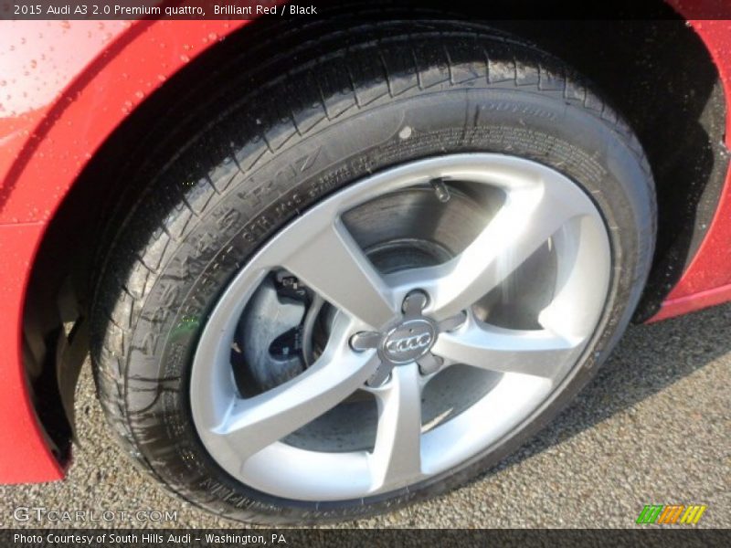 Brilliant Red / Black 2015 Audi A3 2.0 Premium quattro