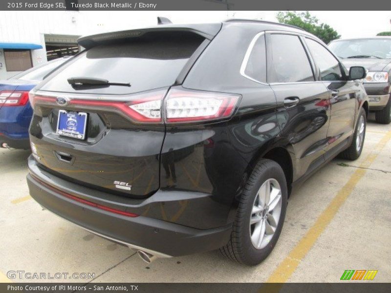 Tuxedo Black Metallic / Ebony 2015 Ford Edge SEL