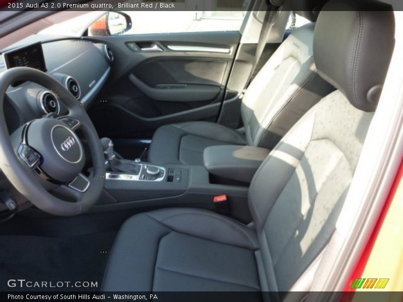 Brilliant Red / Black 2015 Audi A3 2.0 Premium quattro