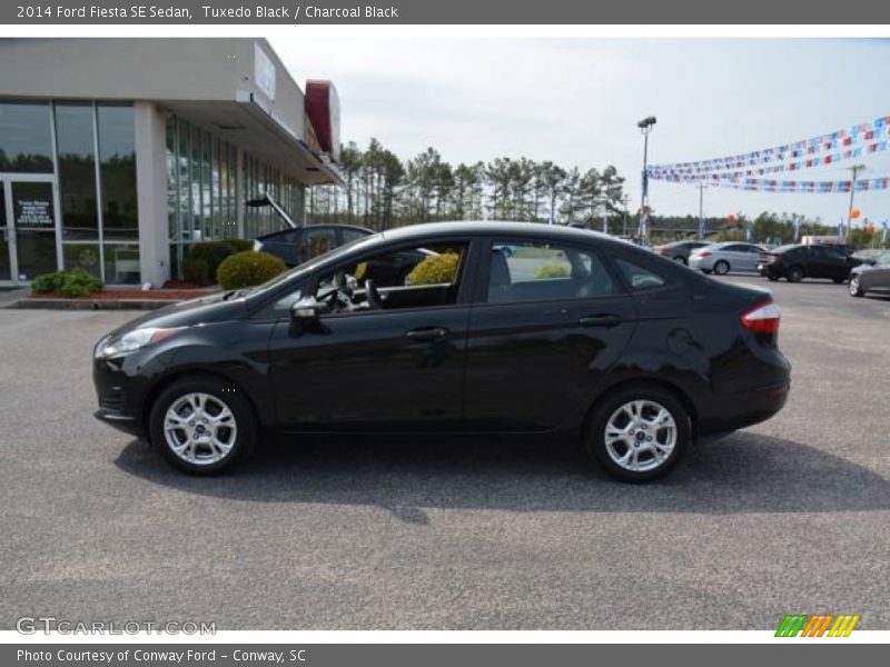 Tuxedo Black / Charcoal Black 2014 Ford Fiesta SE Sedan
