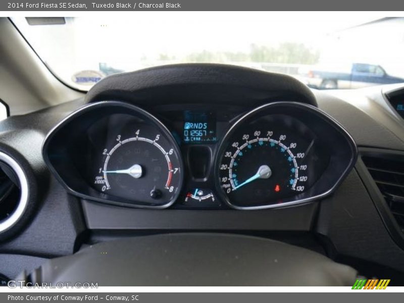 Tuxedo Black / Charcoal Black 2014 Ford Fiesta SE Sedan