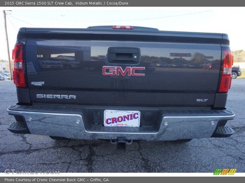 Iridium Metallic / Cocoa/Dune 2015 GMC Sierra 1500 SLT Crew Cab