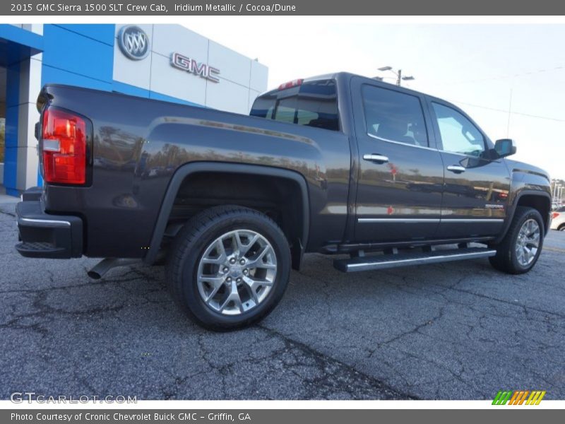 Iridium Metallic / Cocoa/Dune 2015 GMC Sierra 1500 SLT Crew Cab