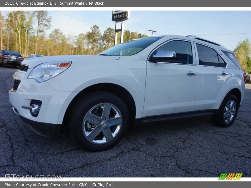 Summit White / Jet Black 2015 Chevrolet Equinox LTZ