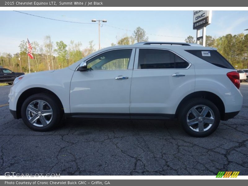 Summit White / Jet Black 2015 Chevrolet Equinox LTZ