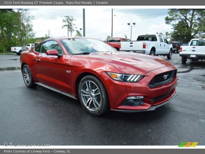 Front 3/4 View of 2015 Mustang GT Premium Coupe