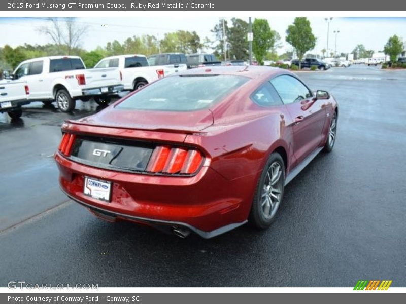 Ruby Red Metallic / Ceramic 2015 Ford Mustang GT Premium Coupe