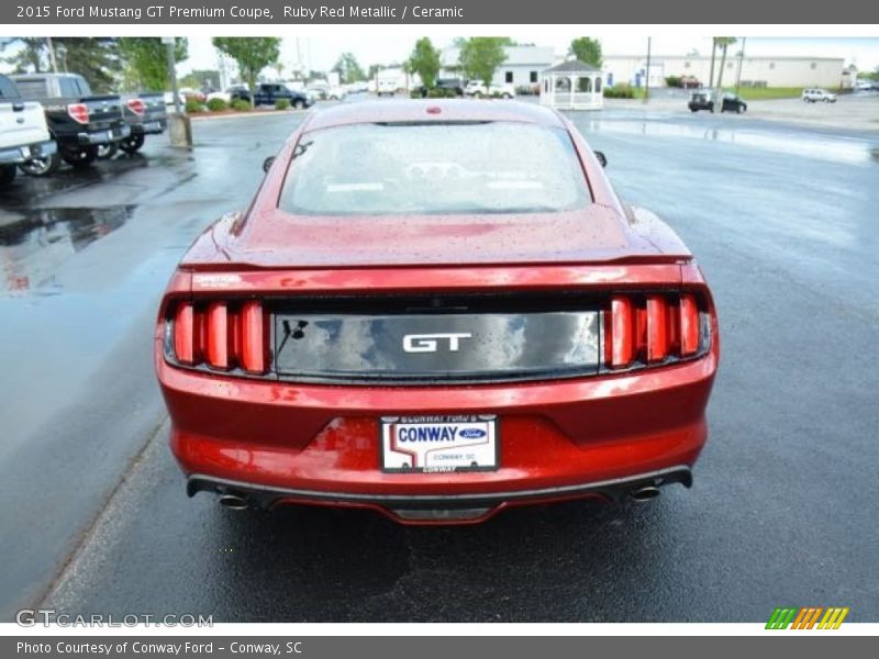 Ruby Red Metallic / Ceramic 2015 Ford Mustang GT Premium Coupe