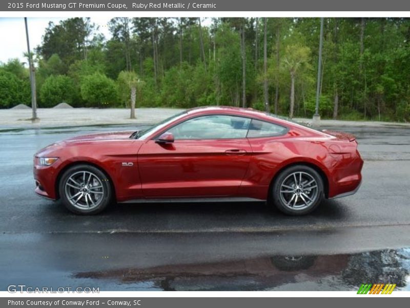  2015 Mustang GT Premium Coupe Ruby Red Metallic