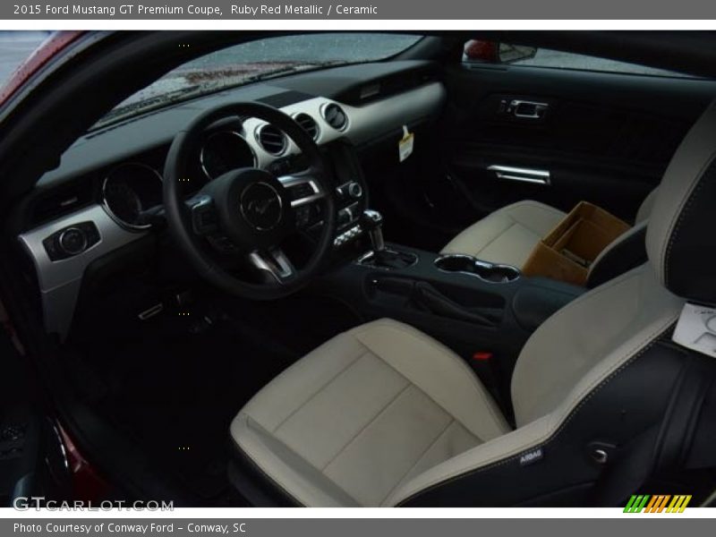 Ruby Red Metallic / Ceramic 2015 Ford Mustang GT Premium Coupe