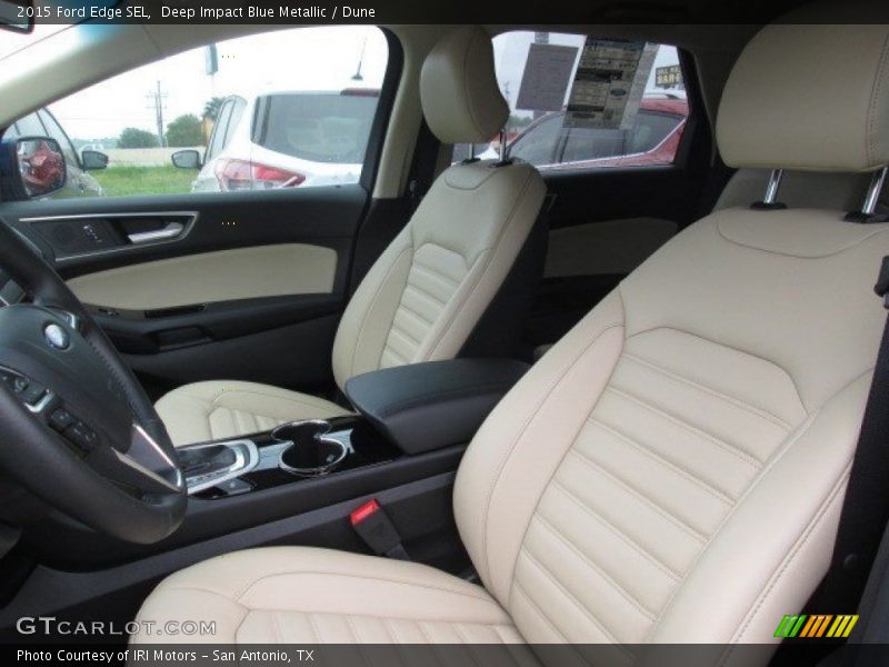Front Seat of 2015 Edge SEL