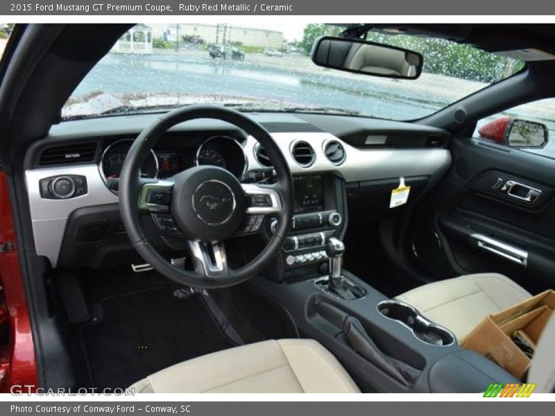 Ruby Red Metallic / Ceramic 2015 Ford Mustang GT Premium Coupe
