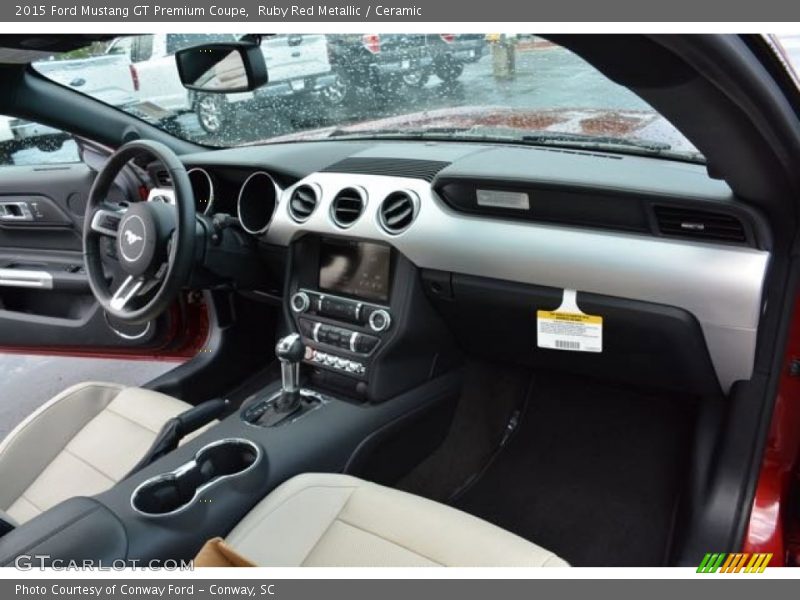 Ruby Red Metallic / Ceramic 2015 Ford Mustang GT Premium Coupe