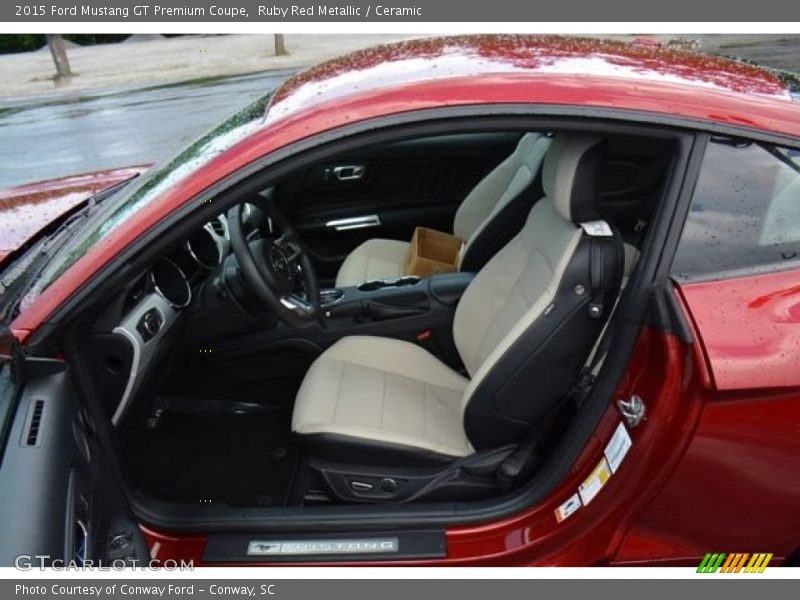 Ruby Red Metallic / Ceramic 2015 Ford Mustang GT Premium Coupe