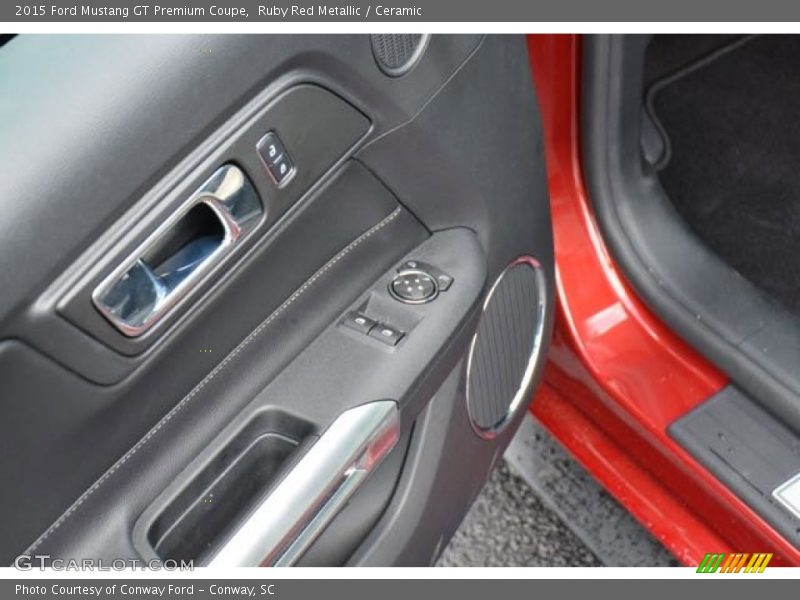 Ruby Red Metallic / Ceramic 2015 Ford Mustang GT Premium Coupe