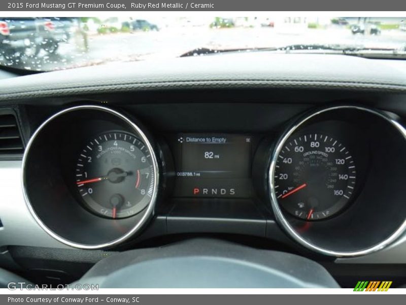 Ruby Red Metallic / Ceramic 2015 Ford Mustang GT Premium Coupe