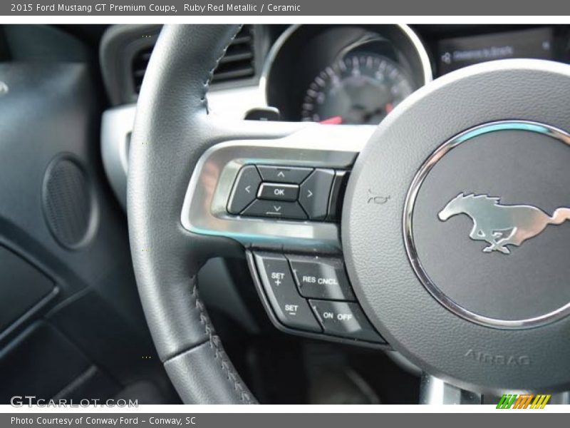 Ruby Red Metallic / Ceramic 2015 Ford Mustang GT Premium Coupe