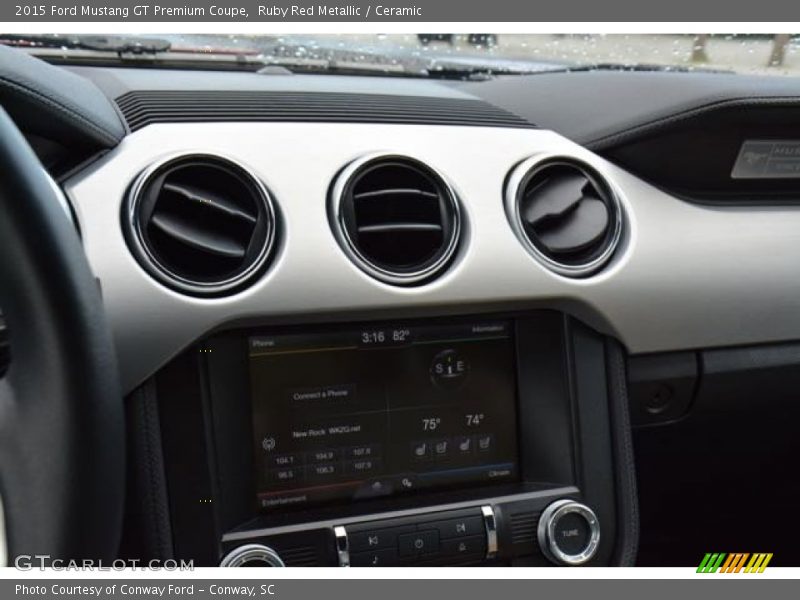 Ruby Red Metallic / Ceramic 2015 Ford Mustang GT Premium Coupe