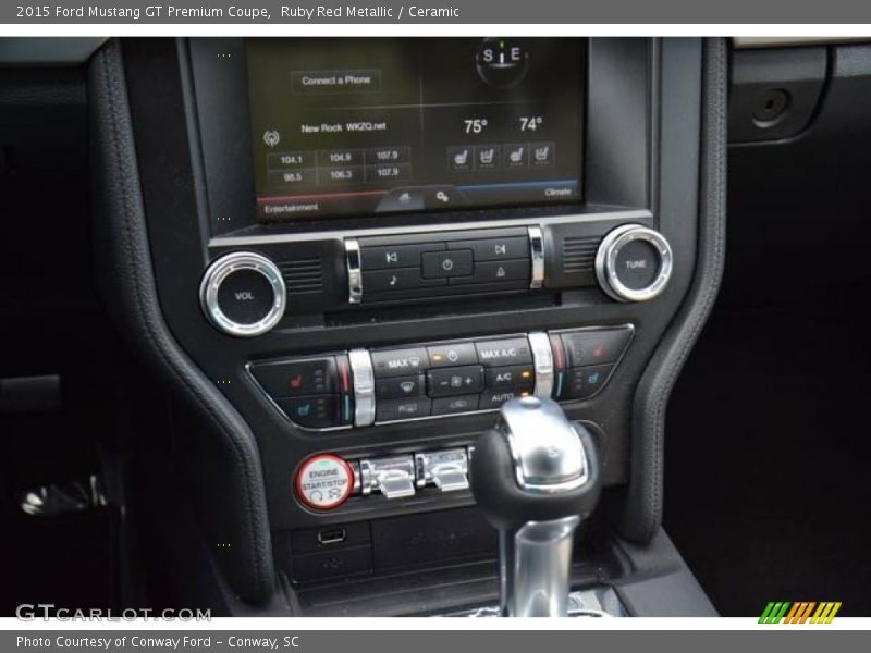 Ruby Red Metallic / Ceramic 2015 Ford Mustang GT Premium Coupe