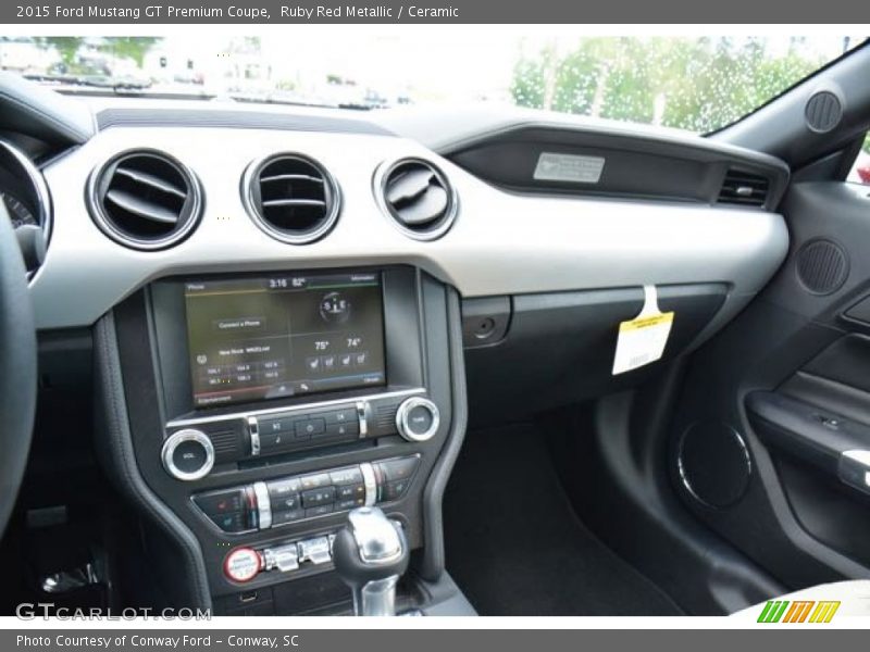 Ruby Red Metallic / Ceramic 2015 Ford Mustang GT Premium Coupe