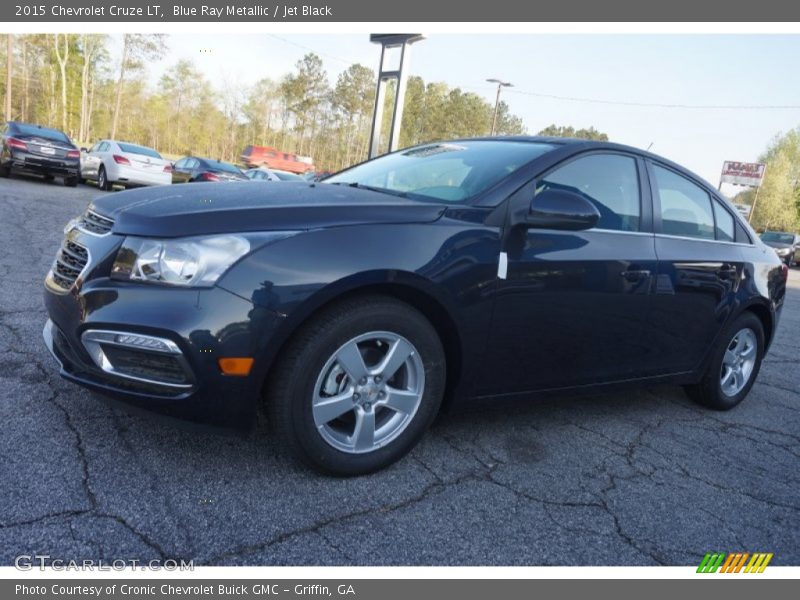 Blue Ray Metallic / Jet Black 2015 Chevrolet Cruze LT