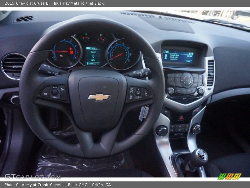 Blue Ray Metallic / Jet Black 2015 Chevrolet Cruze LT